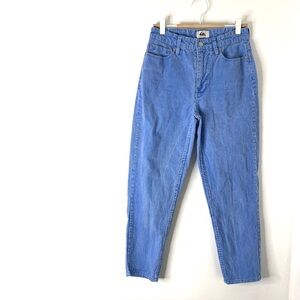 Quiksilver Periwinkle Blue Corduroy Pants Wide Leg Tapered Y2K Skater Fit